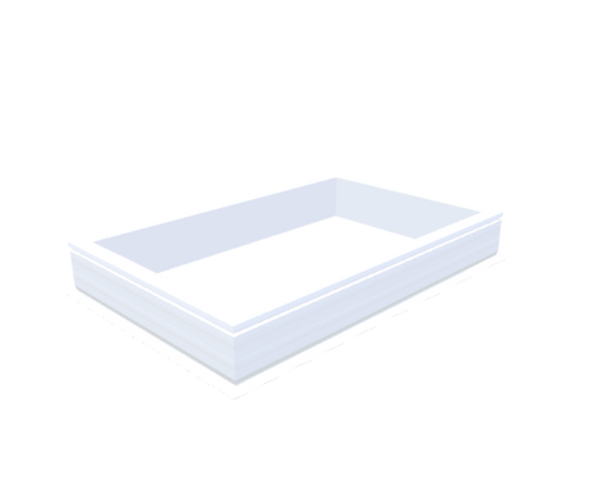 pvc-opstand 20/00 EP 0750 x 1250 mm