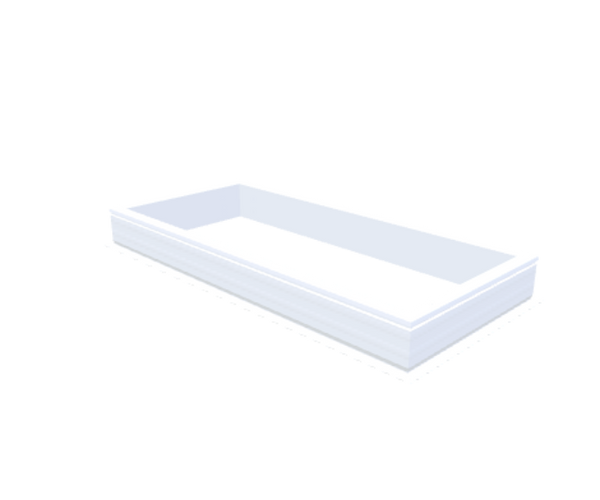 pvc-opstand 20/00 EP 0750 x 1750 mm