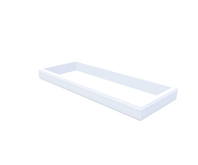 PVC curb 20/00 EP 0800 x 2200 mm - Skylux