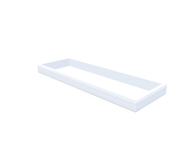 pvc-opstand 20/00 EP 0800 x 2500 mm
