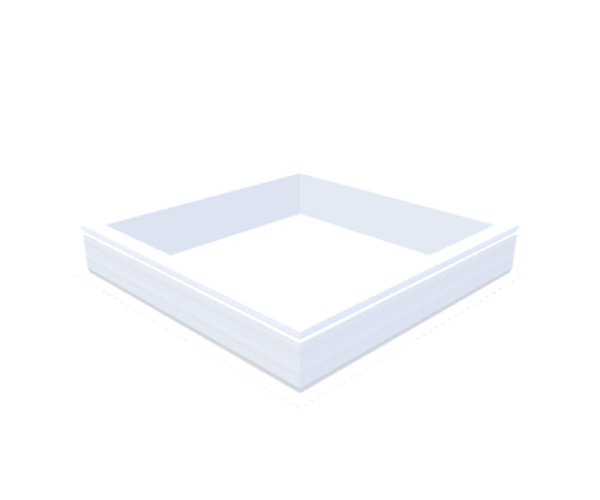 pvc-opstand 20/00 EP 1000 x 1000 mm