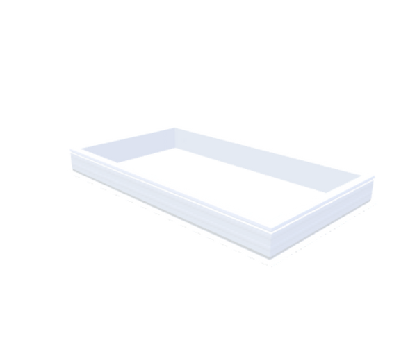 pvc-opstand 20/00 EP 1000 x 1900 mm