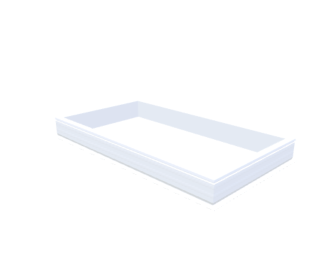pvc-opstand 20/00 EP 1000 x 1900 mm - Skylux