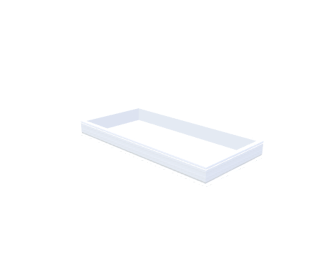 pvc-opstand 20/00 EP 1000 x 2200 mm - Skylux