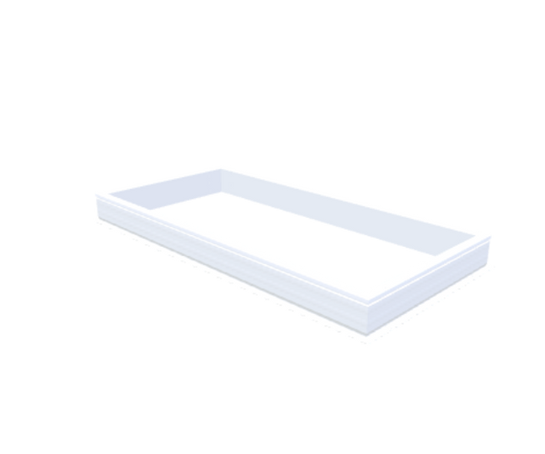 pvc-opstand 20/00 EP 1050 x 2250 mm