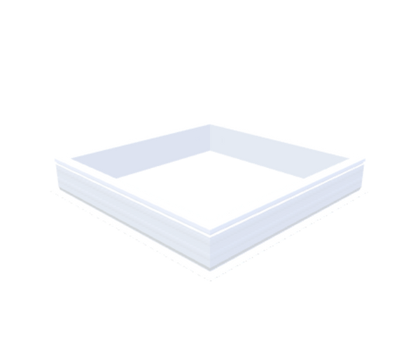 pvc-opstand 20/00 EP 1100 x 1100 mm