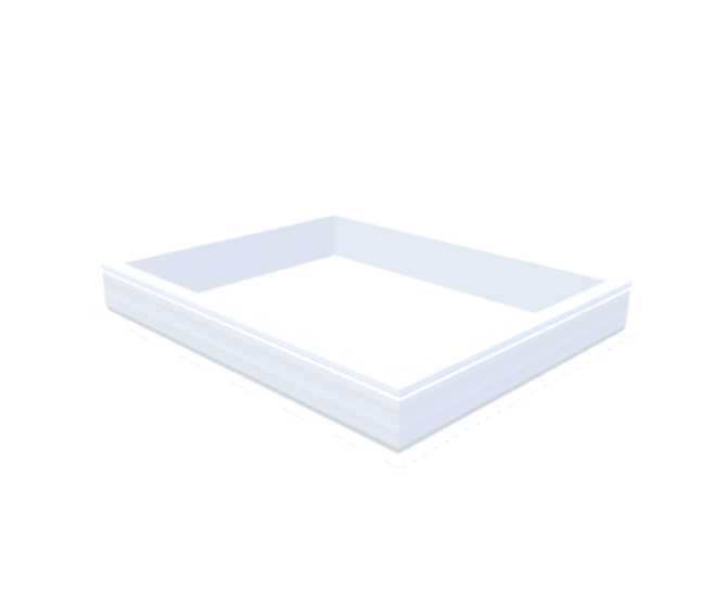 costière en PVC 20/00 EP 1100 x 1400 mm - Skylux