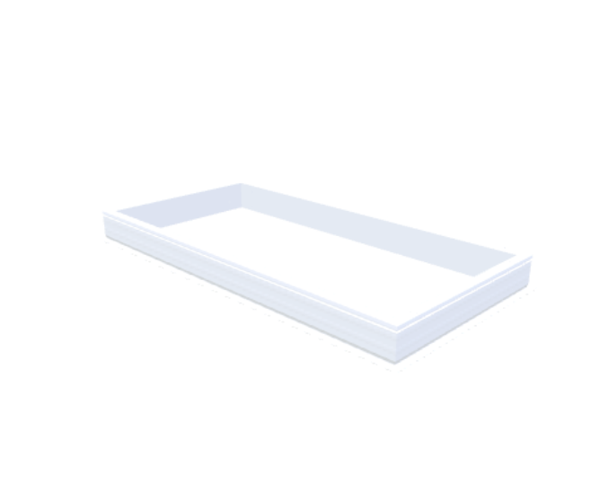 pvc-opstand 20/00 EP 1100 x 2300 mm - Skylux