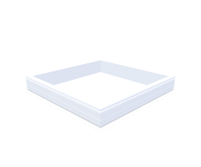 costière en PVC 20\/00 EP 1200 x 1200 mm - Skylux