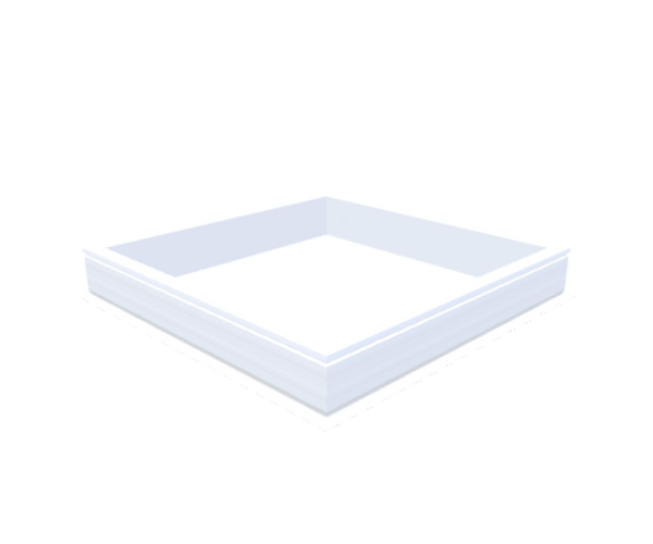 pvc-opstand 20/00 EP 1200 x 1200 mm