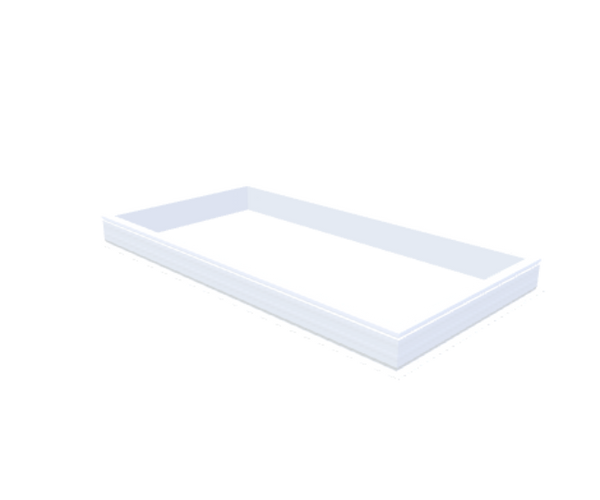 pvc-opstand 20/00 EP 1200 x 2400 mm