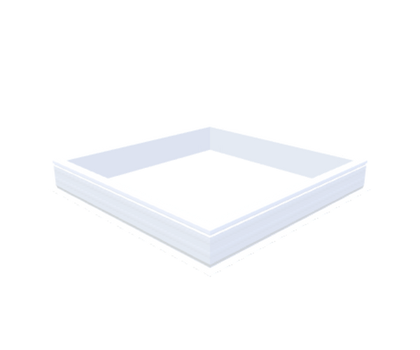 pvc-opstand 20/00 EP 1300 x 1300 mm