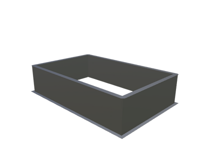 Metaal opstand 300 x 900