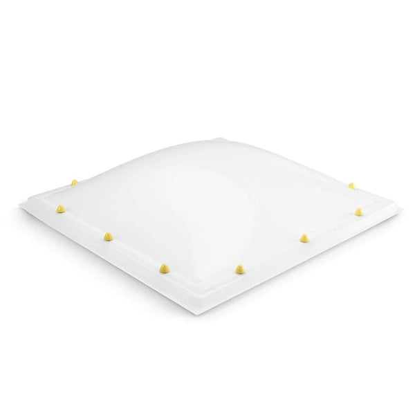 Skylux acrylaat lichtkoepel 6-wandig - opaal 1000 x 1000 mm