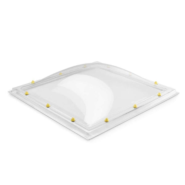 Skylux acrylaat lichtkoepel enkelwandig - helder 0400 x 0400 mm