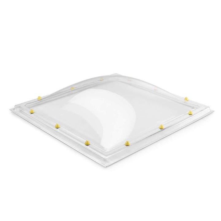 Skylux acrylaat lichtkoepel enkelwandig - helder 1000 x 1000 mm