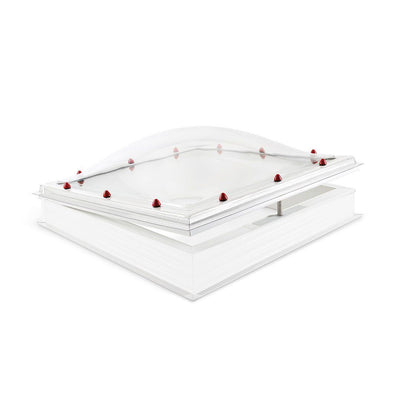 Skylux iDome opening with PVC curb 20/00 EP incl. LED & insect screen 0600 x 0900 mm