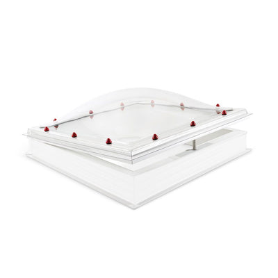 Skylux iDome opening with PVC curb 20/00 EP incl. LED & insect screen 1000 x 1500 mm