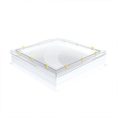 Skylux iDome opening with PVC curb 20/00 EP incl. insect screen 1200 x 1200 mm