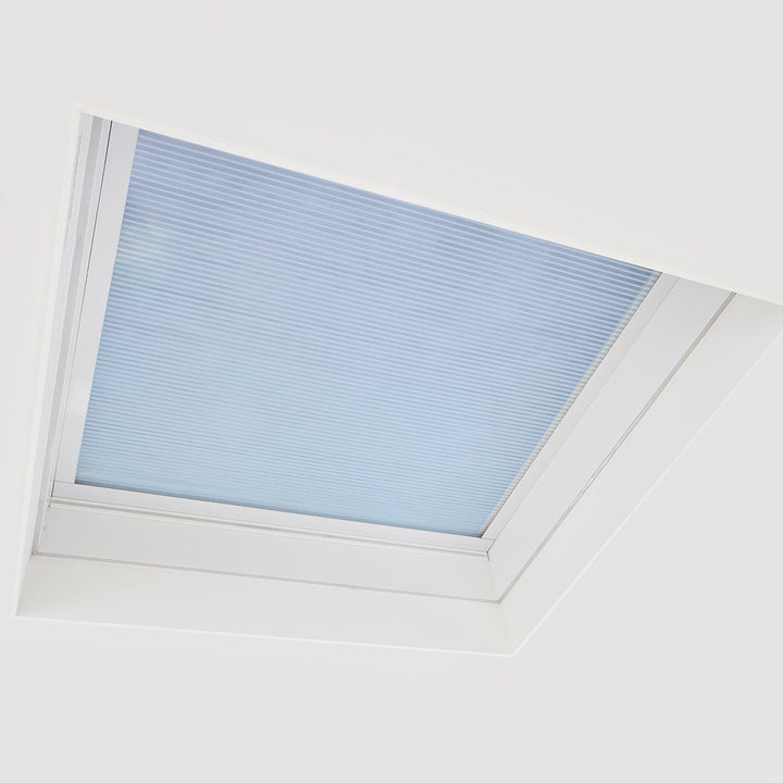 Skylux platdakraam iWindow3 complete set - opengaande uitvoering met pvc-opstand 20/00 EP - binnenzonwering 1000 x 1500 mm