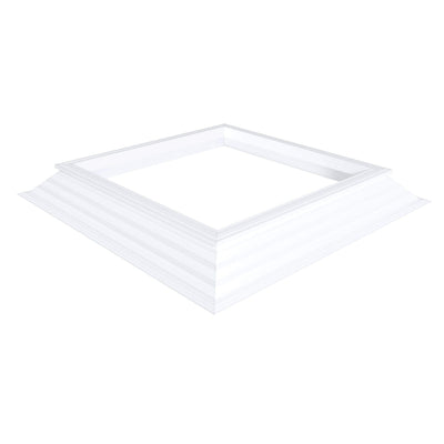 schuine pvc-opstand 16/20 EP 0500 x 0500 mm Let op! Dakopening = 700 x 700 mm
