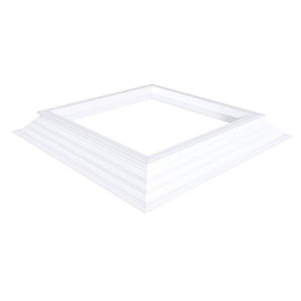 ventilerende pvc-opstand 16/20 EP met enkele manuele spindel met oog 0450 x 0450 mm Let Op! Dakopening = 650 x 650 mm