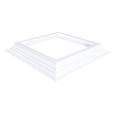 ventilated PVC curb 16/20 EP with single manual spindle with eye 1000 x 1000 mm Attention! Roof opening = 1200 x 1200 mm