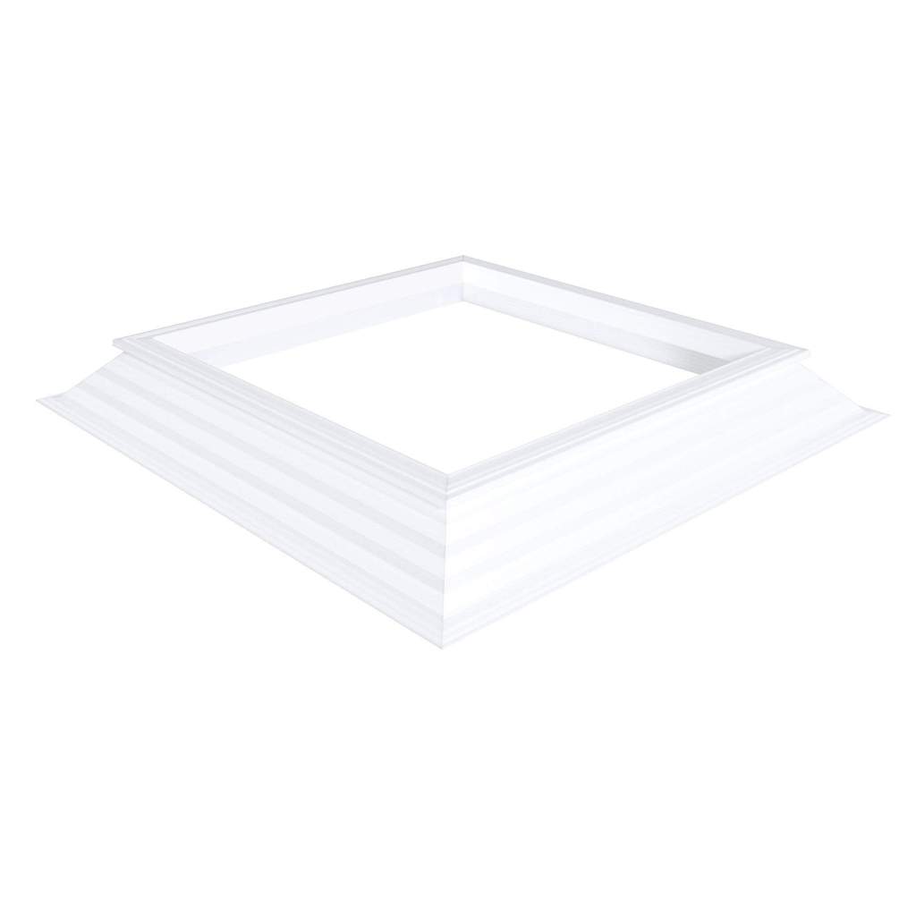 costière PVC ventilée 16/20 EP avec vis sans fin tandem manuelle avec œillet 1800 x 1800 mm Attention ! Ouverture de toit = 2000 x 2000 mm
