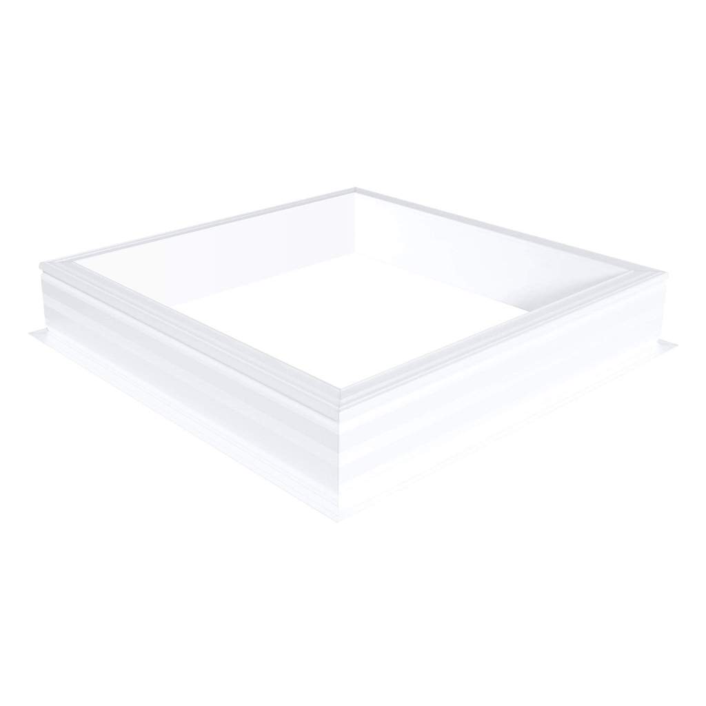 ventilated PVC curb 20/00 with single electric spindle 230V 1050 x 1050 mm
