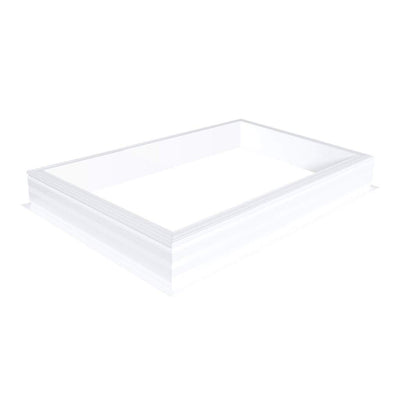 ventilated PVC curb 20/00 with single manual spindle with eye 0700 x 1000 mm
